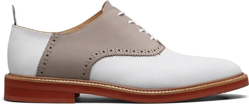 Thom Browne Nubuck schoenen met rubberen zool Wit