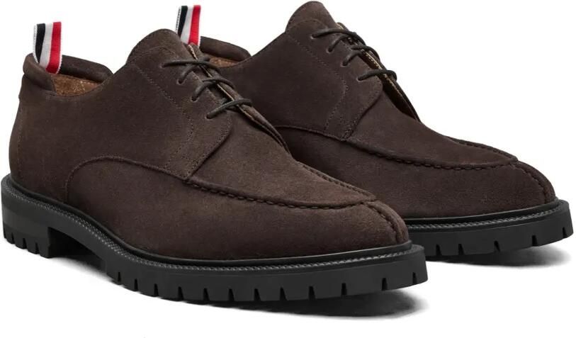 Thom Browne Suède derby schoenen met Commando zool Bruin - Foto 3