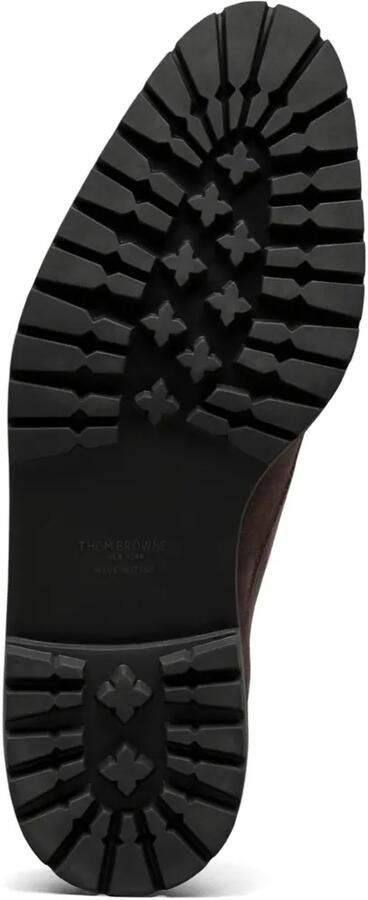 Thom Browne Suède derby schoenen met Commando zool Bruin - Foto 4