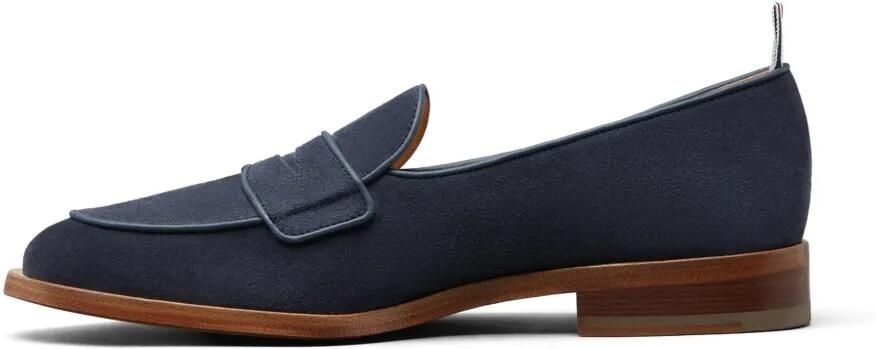 Thom Browne Suède penny loafers met leren zolen Blauw - Foto 5
