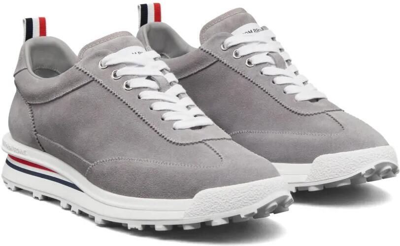 Thom Browne Tech Runner kalfsleren suède sneakers Grijs - Foto 3