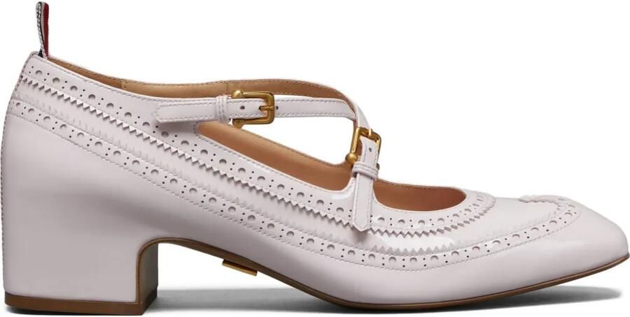 Thom Browne Thom John lakleren pumps met blokhak Roze