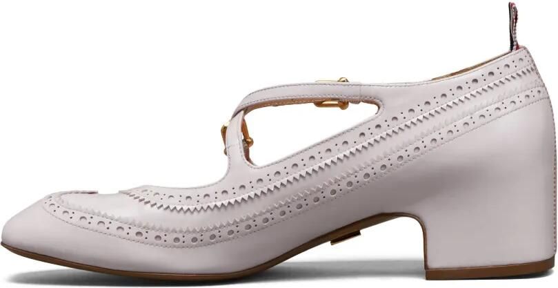 Thom Browne Thom John lakleren pumps met blokhak Roze - Foto 4