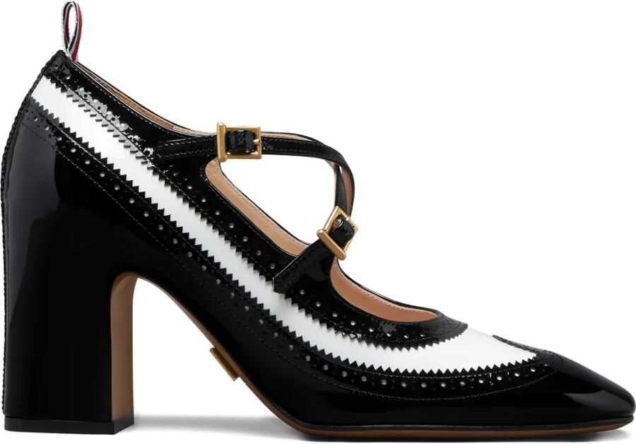 Thom Browne Thom John leren pumps Zwart