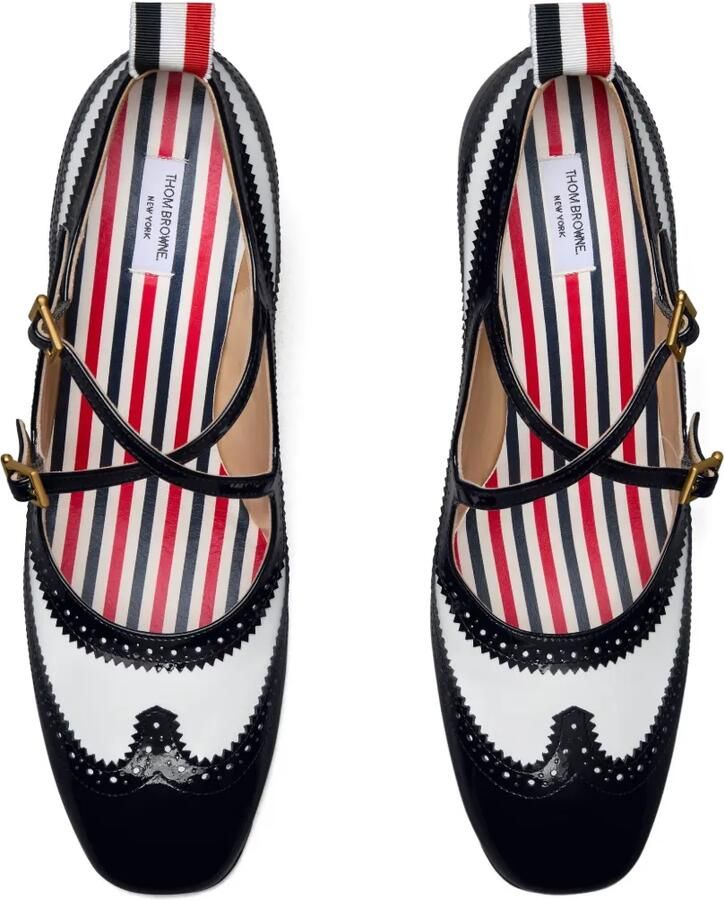 Thom Browne Thom John leren pumps Zwart - Foto 2