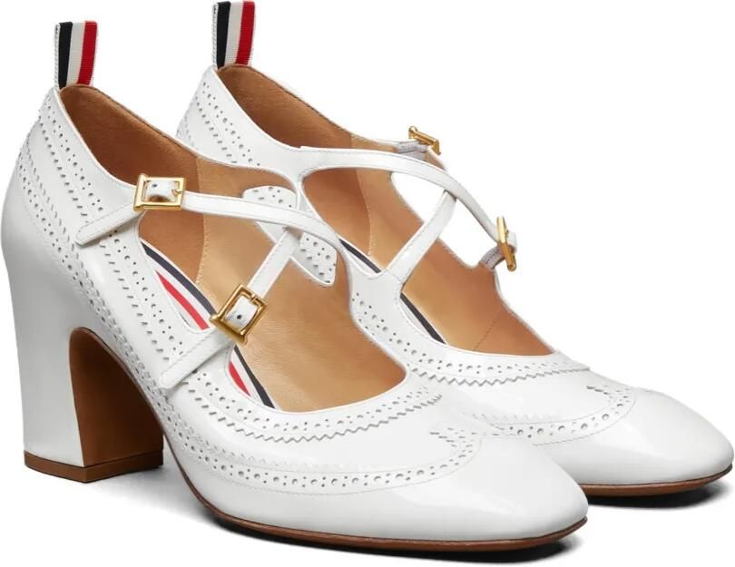 Thom Browne Thom John pumps met brogue detail Wit - Foto 2