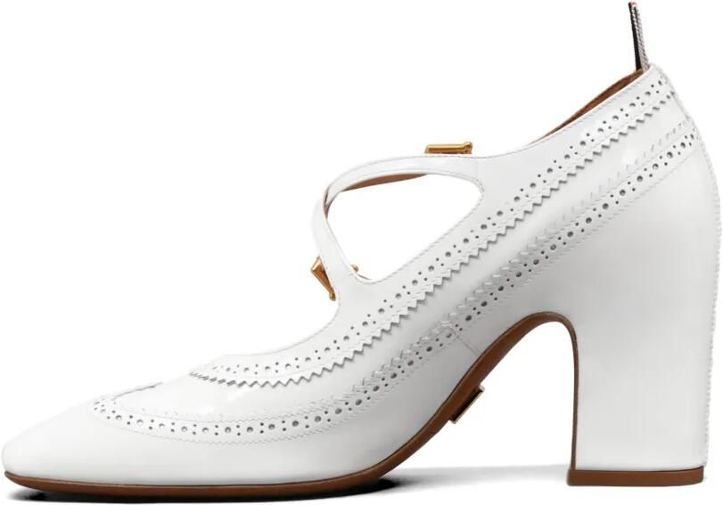Thom Browne Thom John pumps met brogue detail Wit - Foto 5