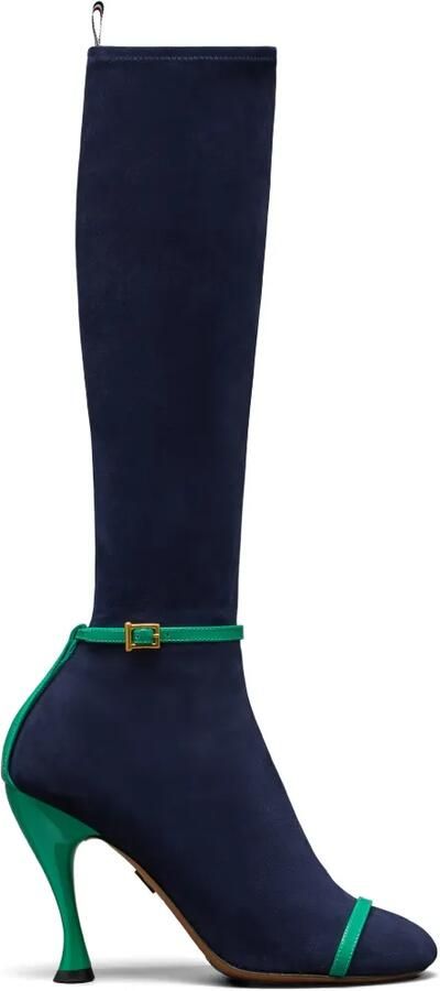 Thom Browne Trompel'oeil 4-Bar laarzen Blauw