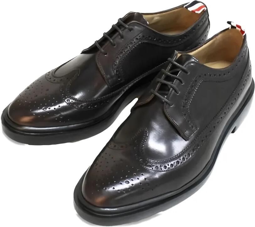 Thom Browne Veterschoenen met brogue detail Bruin