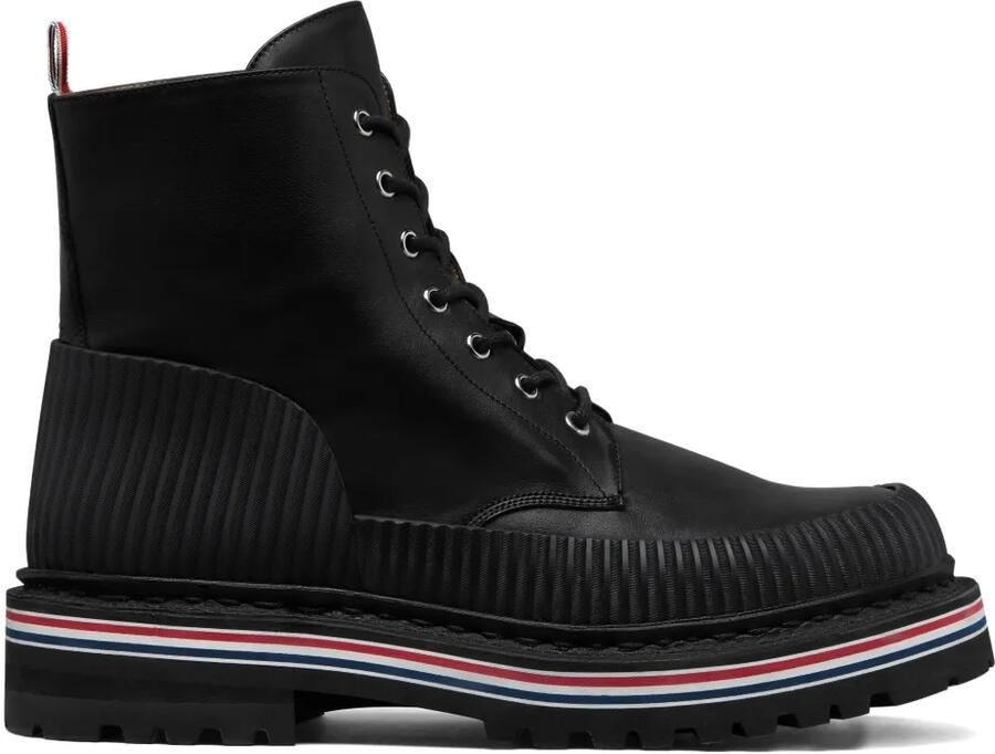 Thom Browne Vitello Alterrain laarzen met kalfsleerzool Zwart