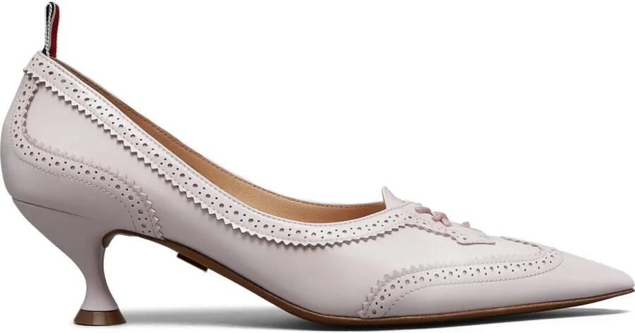 Thom Browne Wingtip gelakte pumps Roze