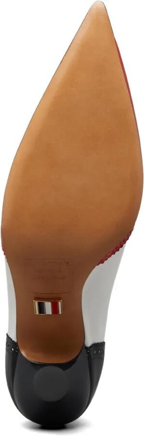 Thom Browne Wingtip leren pumps Wit - Foto 5