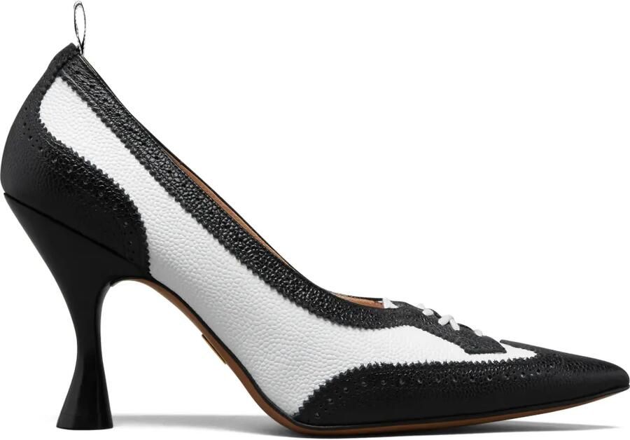 Thom Browne Wingtip pumps met textuur Zwart