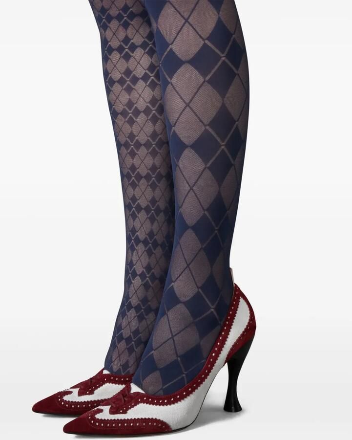 Thom Browne Wingtip suède pumps Rood - Foto 2