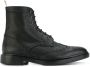Thom Browne Wingtip ankle boots Zwart - Thumbnail 1