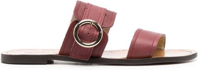 Tila March Leren sandalen Rood