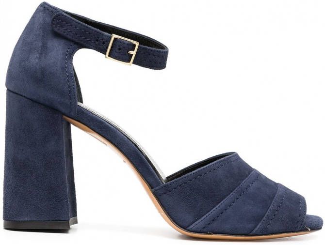 Tila March Lila sandalen met blokhak Blauw - Schoenen.nl