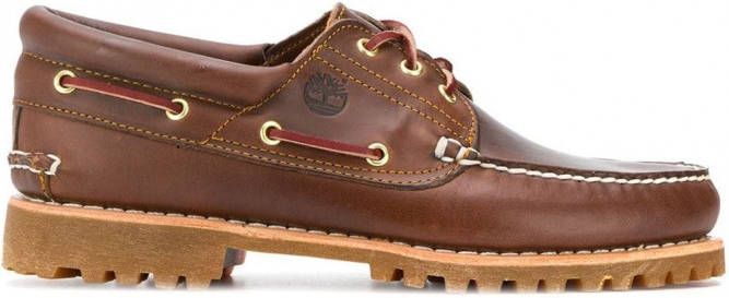 Timberland Bootschoenen met chunky zool Bruin