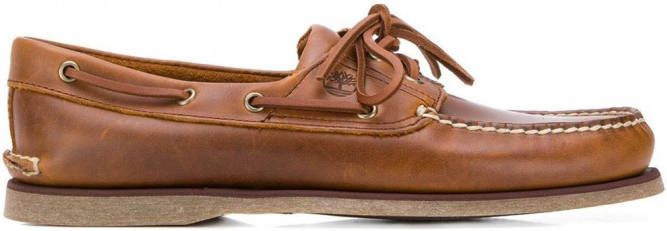 Timberland Bootschoenen met vetersluiting Bruin
