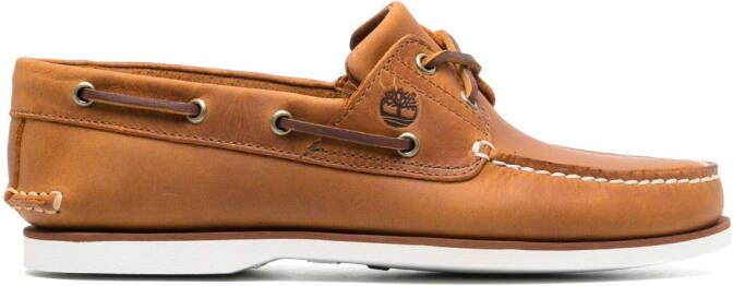 Timberland Leren bootschoenen Bruin