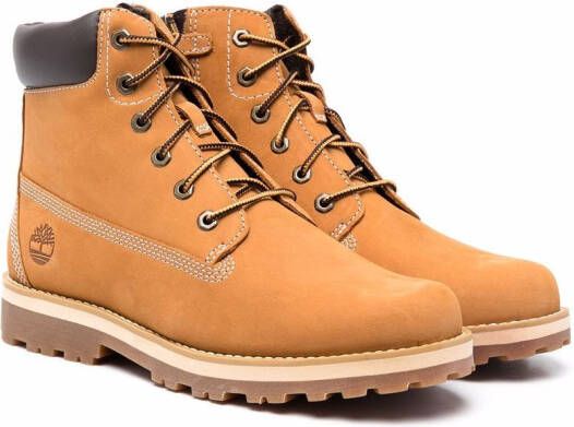 Timberland Kids Enkellaarzen met rits Bruin