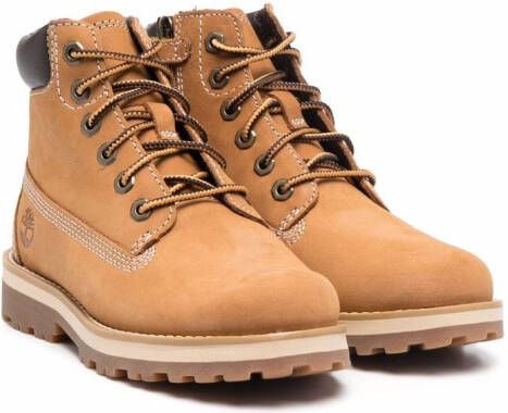 Timberland Kids Enkellaarzen met veters Blauw