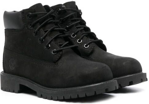 Timberland Kids Laarzen met logo-reliëf Zwart