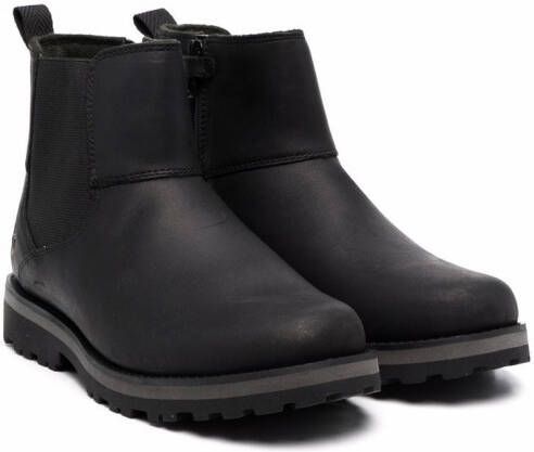 Timberland Kids Leren Chelsea laarzen Zwart