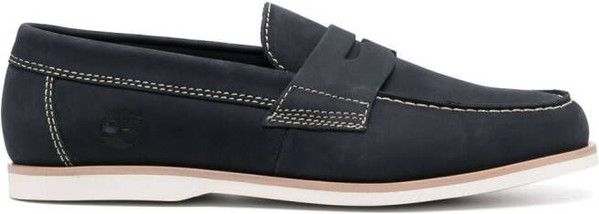Timberland Leren loafers Blauw