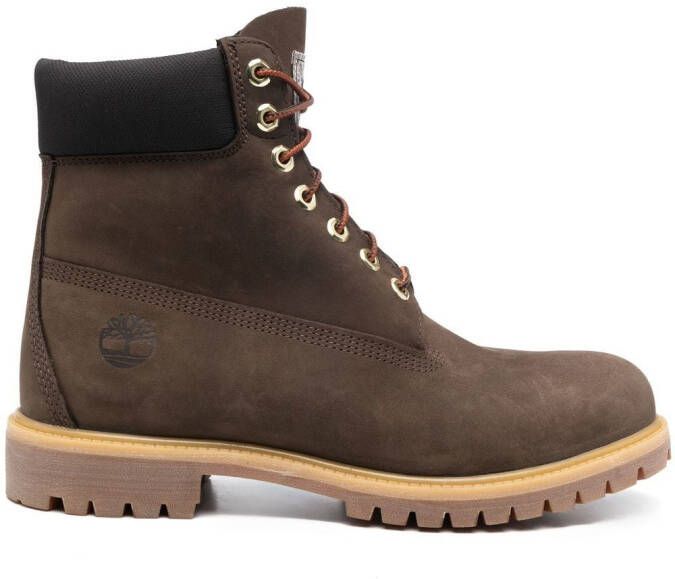 Timberland Suède enkellaarzen Bruin