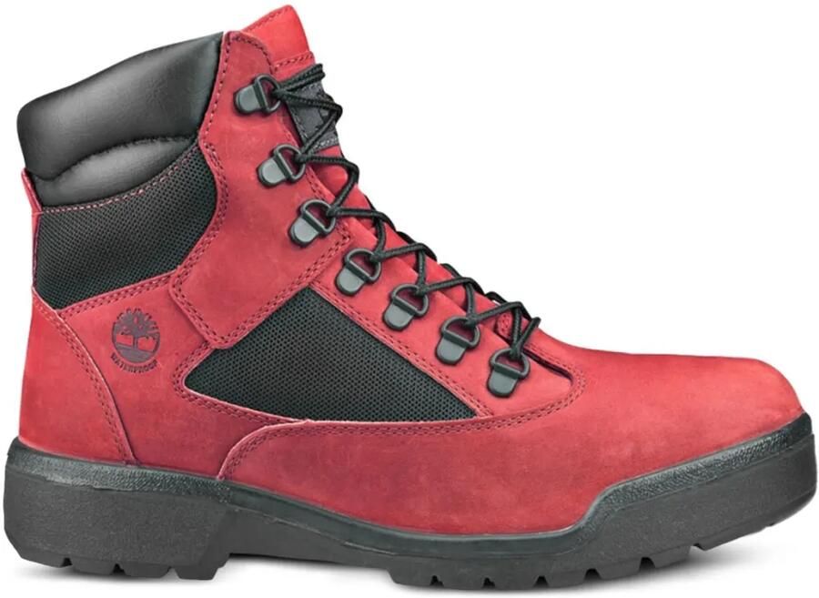 Timberland 6 Inch Field "Red Black" laarzen Rood