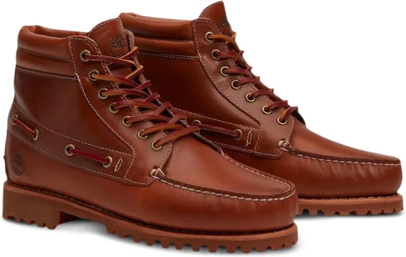 Timberland Authentic enkellaarzen met veters Bruin - Foto 4