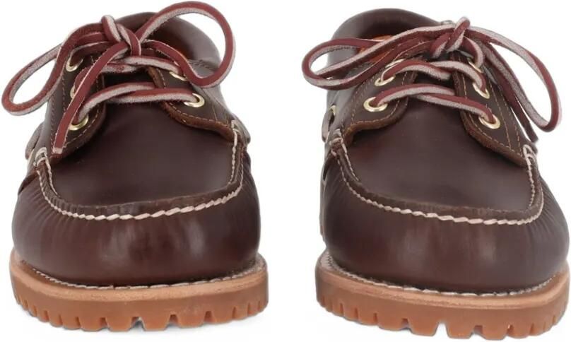 Timberland Authentic leather boat shoes Bruin - Foto 3