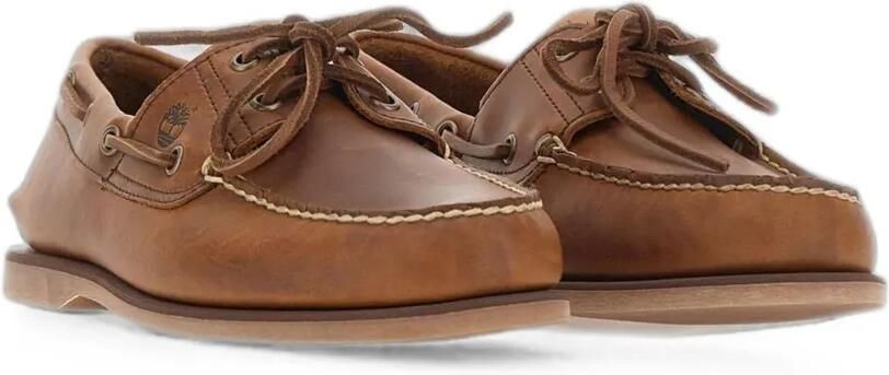 Timberland Classic 2-Eye leren bootschoenen Bruin
