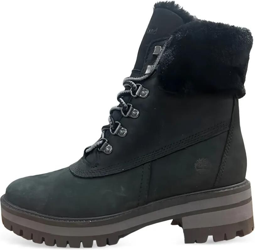 Timberland Courmayeur Valley enkellaarzen met lammy afwerking Zwart - Foto 2