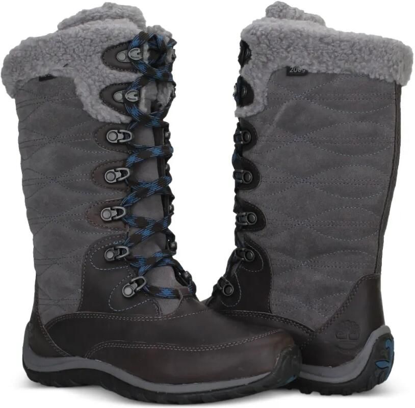 Timberland Earthkeepers laarzen met lammy afwerking Grijs