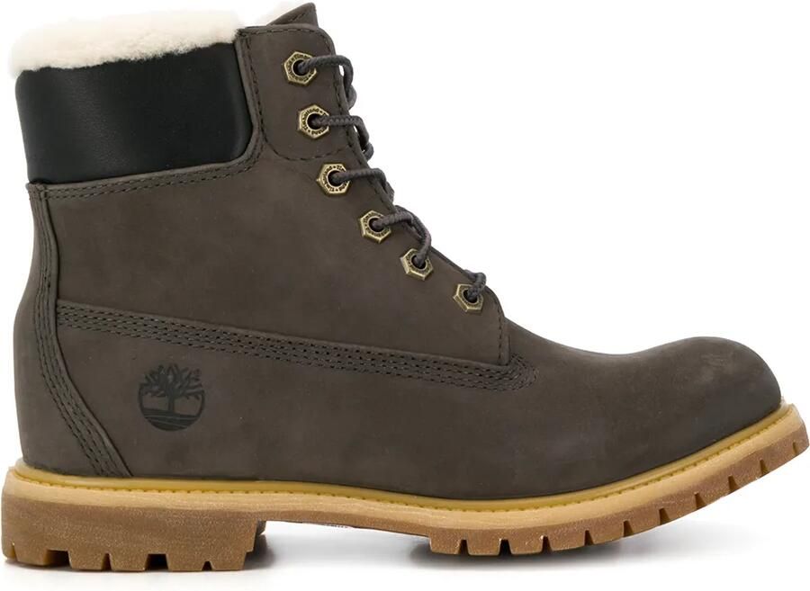 Timberland Enkellaarzen met veters Grijs