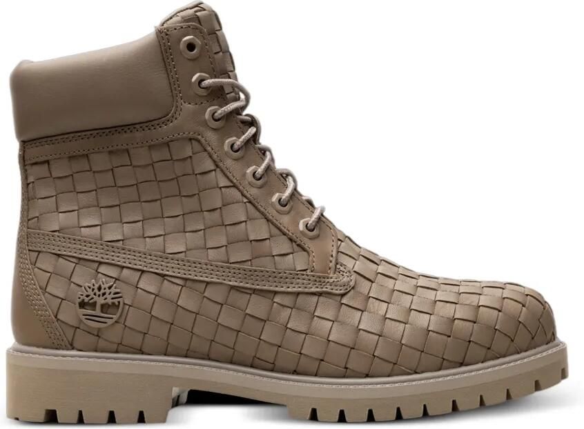 Timberland Geweven leren laarzen Bruin