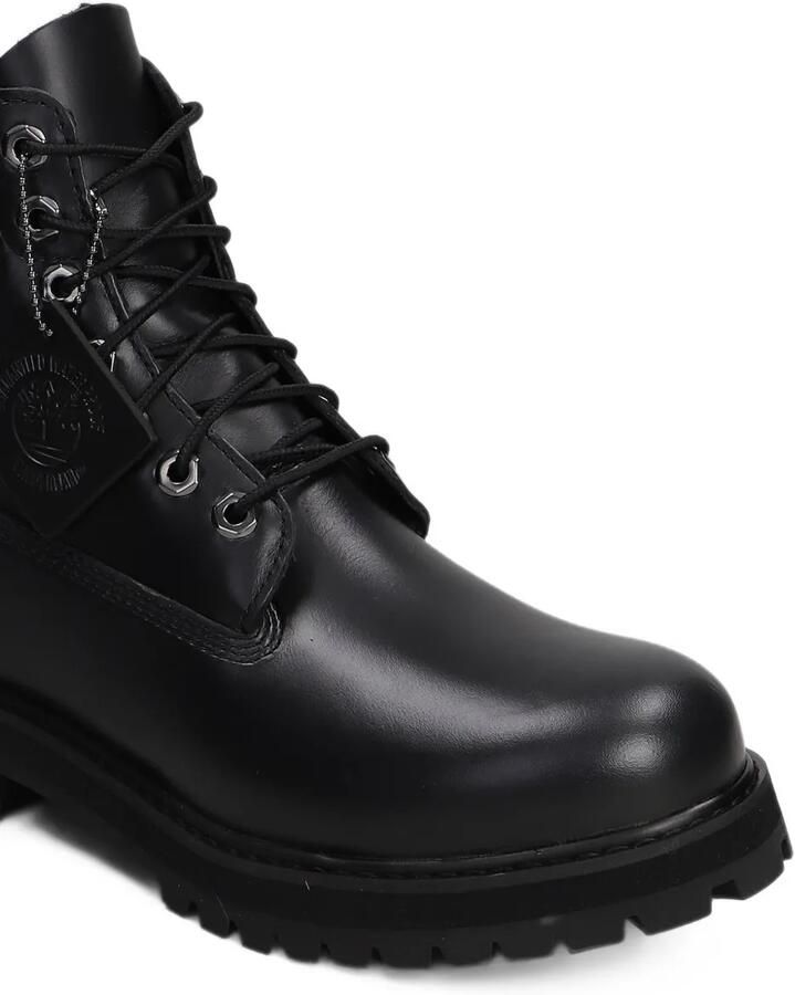 Timberland Heritage lace-up leather biker hiking boots Zwart - Foto 3