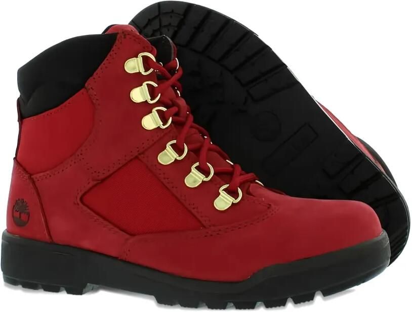 Timberland Kids 6 Inch Field laarzen Rood