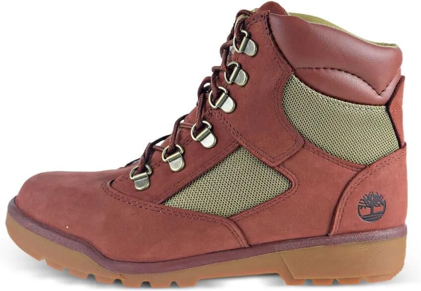 Timberland Kids 6-Inch Field veterlaarzen met vlakken Bruin
