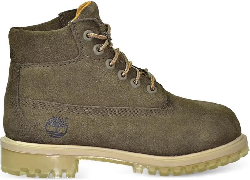 Timberland Kids 6 Inch Premium "Dark Green" laarzen Groen