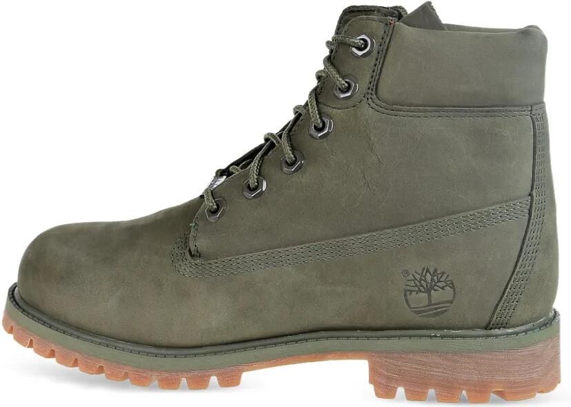 Timberland Kids 6 Inch Premium waterdicht veterlaarzen Groen