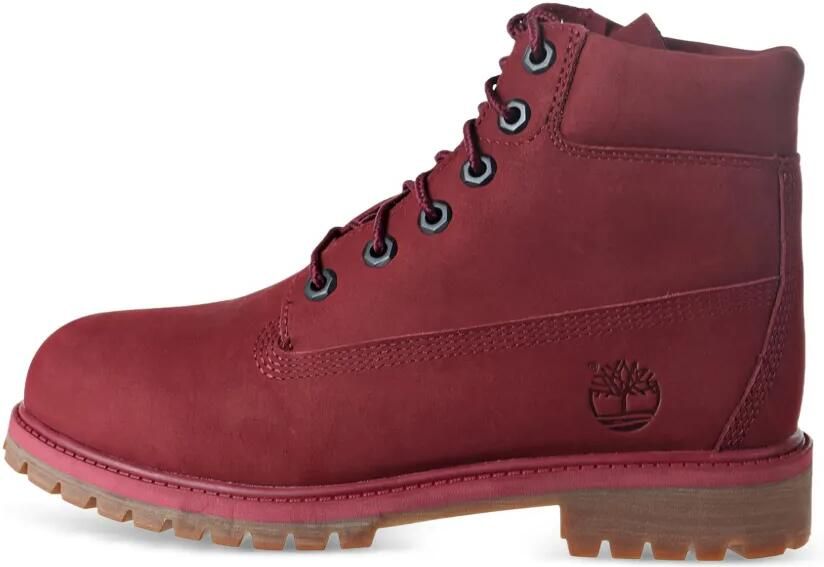 Timberland Kids 6 Inch Premium waterdicht veterlaarzen Rood
