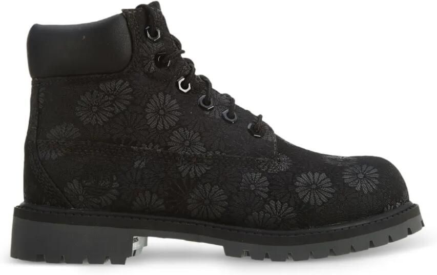 Timberland Kids Enkellaarzen met bloe print Zwart