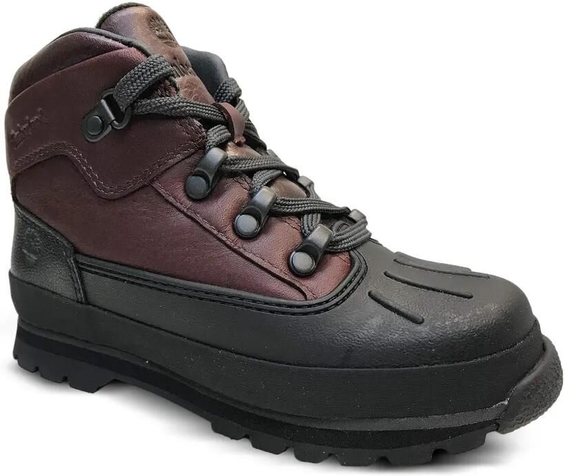 Timberland Kids Euro Hiker laarzen met rubberen neus Rood