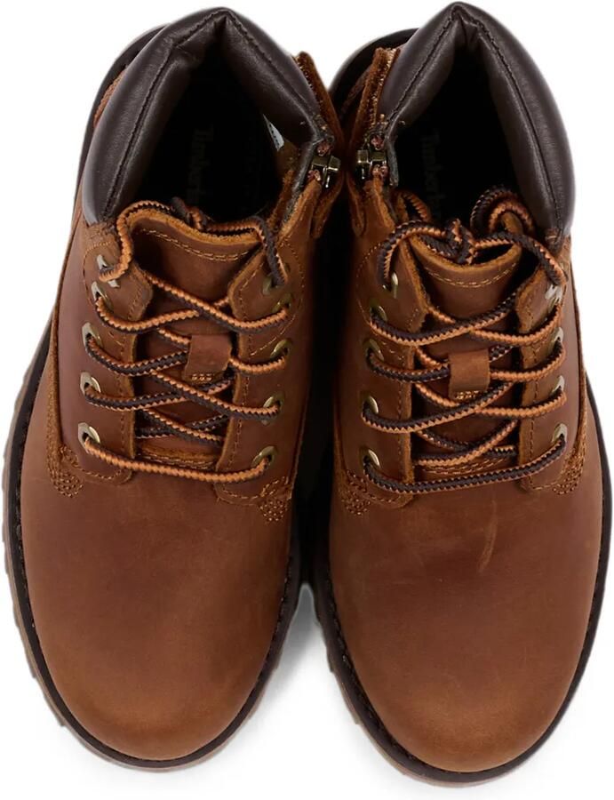 Timberland Kids Leren enkellaarzen Bruin - Foto 4