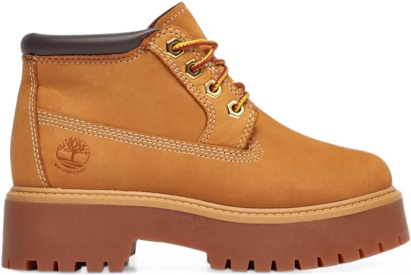Timberland Kids Nellie Stonestreet platform boots Beige
