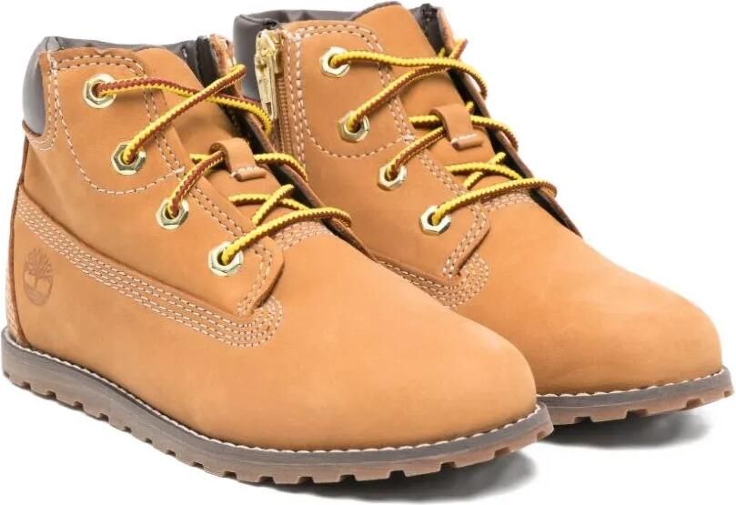 Timberland Kids Pokey Pine enkellaarzen Bruin