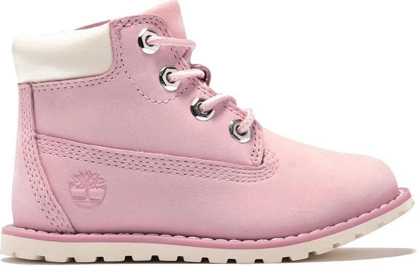 Timberland Kids Pokey Pine enkellaarzen Roze - Foto 3